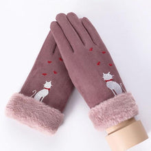Load image into Gallery viewer, Women Touch Screen Suede Glove