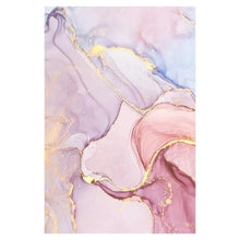 Load image into Gallery viewer, Pink Gold Oil Painting Abstract Carpet