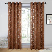 Load image into Gallery viewer, Modern Print Tulle Curtains
