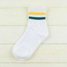 Load image into Gallery viewer, Three Stripes Socks Women Men Cotton
