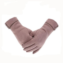 Load image into Gallery viewer, Women Full Finger Button Gloves
