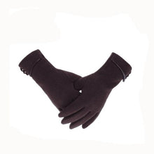 Load image into Gallery viewer, Women Full Finger Button Gloves
