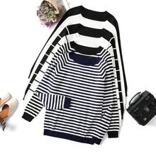 Load image into Gallery viewer, Striped Pullover Women Sweater
