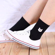 Load image into Gallery viewer, Embroidery Cotton Women Socks
