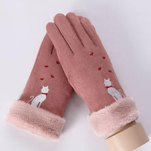Load image into Gallery viewer, Women Touch Screen Suede Glove
