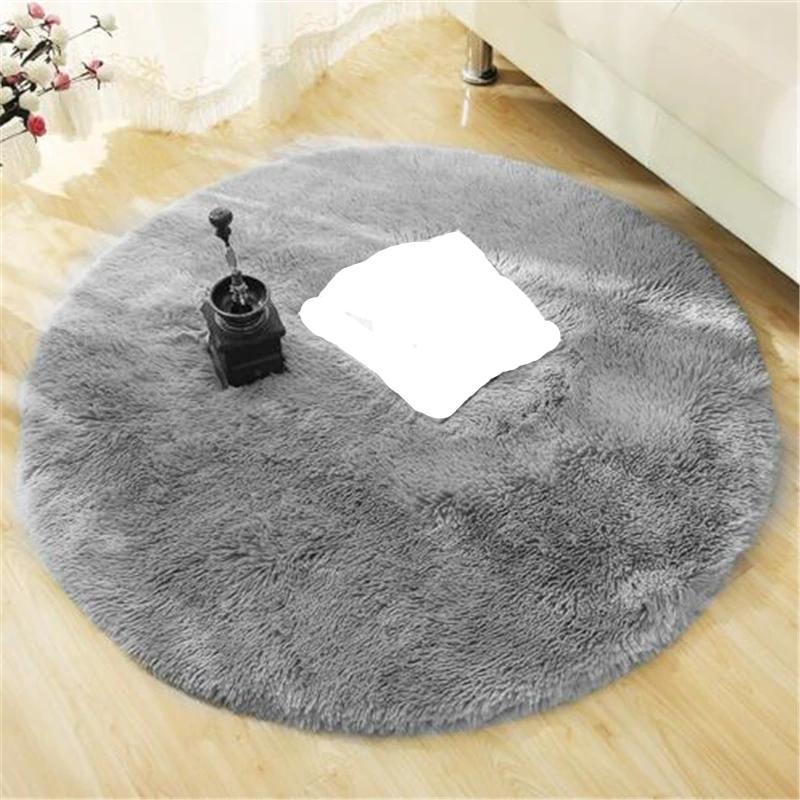 Fluffy Round Rug Carpets