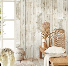 Load image into Gallery viewer, Vintage Wood Panel Wallpaper
