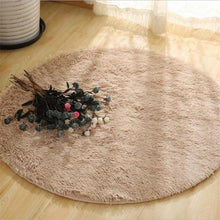 Load image into Gallery viewer, Fluffy Round Rug Carpets
