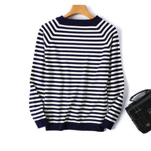 Load image into Gallery viewer, Striped Pullover Women Sweater

