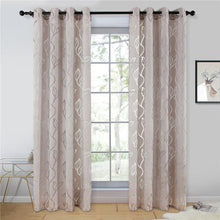 Load image into Gallery viewer, Modern Print Tulle Curtains
