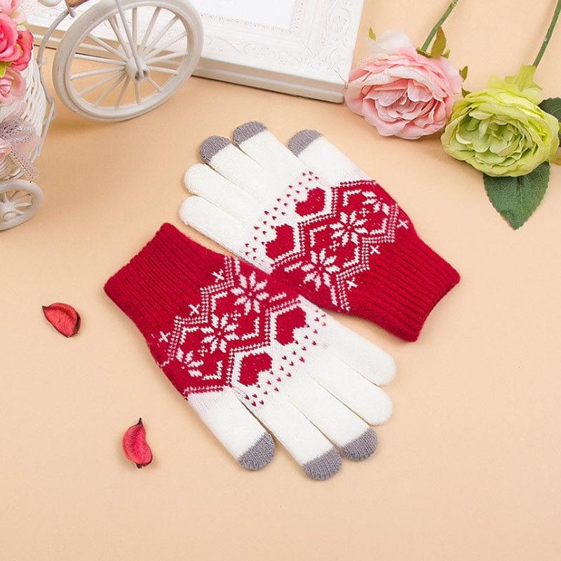 Winter Touch Screen Female Gloves