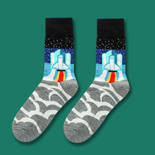Load image into Gallery viewer, Funny Wedding Socks Geometry
