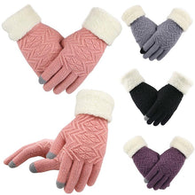 Load image into Gallery viewer, Warm  Finger  Gloves  Women  Gloves
