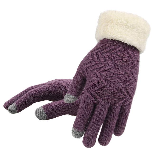 Warm  Finger  Gloves  Women  Gloves