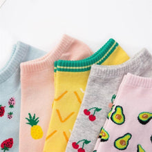 Load image into Gallery viewer, Adult Size Short Ankle Fruit Socks
