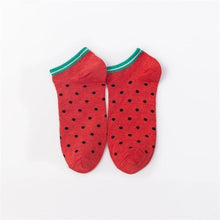 Load image into Gallery viewer, Adult Size Short Ankle Fruit Socks
